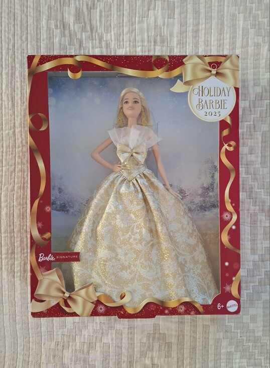 Mattel Other - Barbie 2025 Holiday Christmas Barbie Gold